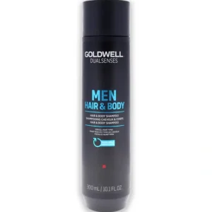 Wash*Goldwell Dualsenses For Men Hair Body Shampoo by Goldwell for Men - 10.1 oz Shampoo - GlowEssence Care - Embrace the Essence of Radiance with Premium Skincare Solutions