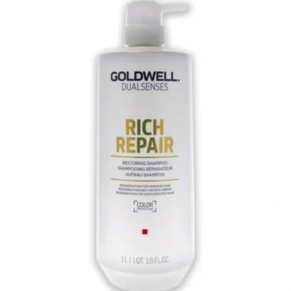 Lip-care*Goldwell Dualsenses Rich Repair Shampoo by Goldwell for Unisex - 34 oz Shampoo - GlowEssence Care - Embrace the Essence of Radiance with Premium Skincare Solutions
