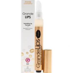 Lip-care<Grande Cosmetics Grande Lips Hydrating Lip Plumper - Clear Gloss by Grande Cosmetics for Women - 0.08 oz Lip Gloss - GlowEssence Care - Embrace the Essence of Radiance with Premium Skincare Solutions