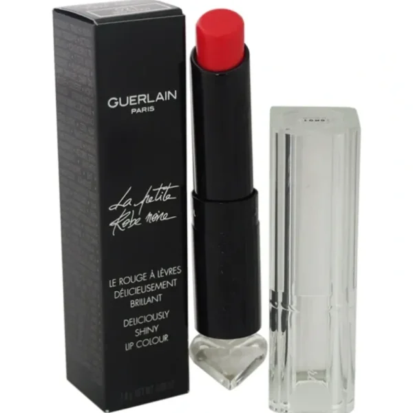 Lip-care<Guerlain La Petite Robe Noire Deliciously Shiny Lip Colour - # 021 Red Teddy by Guerlain for Women - 0.09 oz Lipstick - GlowEssence Care - Embrace the Essence of Radiance with Premium Skincare Solutions