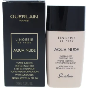 Complexion-care<Guerlain Lingerie de Peau Aqua Nude Foundation SPF 20 - 01N Very Light by Guerlain for Women - 1 oz Foundation - GlowEssence Care - Embrace the Essence of Radiance with Premium Skincare Solutions