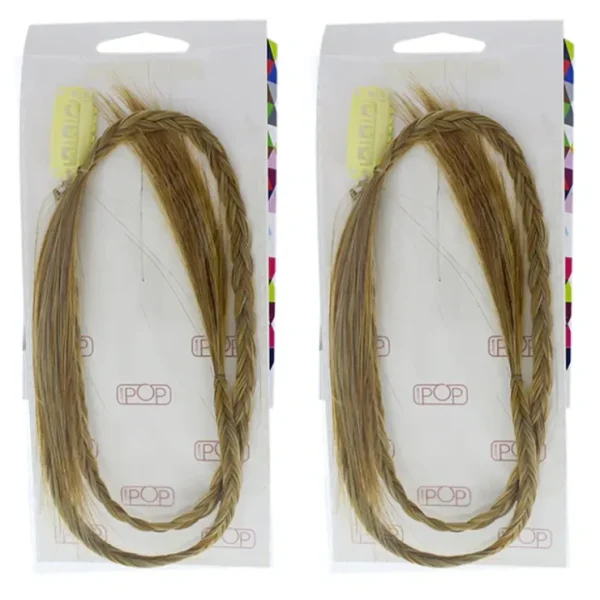 Lip-care*Hairdo Pop Two Braid Extension - R25 Ginger Blonde by Hairdo for Women - 1 Pc Hair Extension - Pack of 2 - GlowEssence Care - Embrace the Essence of Radiance with Premium Skincare Solutions