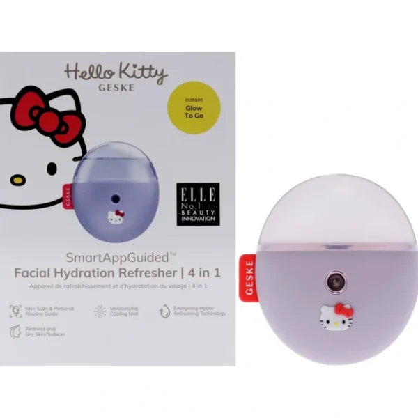 Discount Hello Kitty Facial Hydration Refresher 4 in 1 - Purple by Geske for Women - 1 Pc Refresher - GlowEssence Care - Embrace the Essence of Radiance with Premium Skincare Solutions