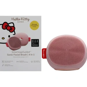 Beauty*Hello Kitty Sonic Facial Brush 4 in 1 - Pink by Geske for Women - 1 Pc Brush - GlowEssence Care - Embrace the Essence of Radiance with Premium Skincare Solutions