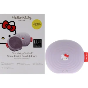 Beauty<Hello Kitty Sonic Facial Brush 4 in 1 - Purple by Geske for Women - 1 Pc Brush - GlowEssence Care - Embrace the Essence of Radiance with Premium Skincare Solutions