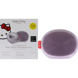 Hot Hello Kitty Sonic Thermo Facial Brush 5 in 1 - Purple by Geske for Women - 1 Pc Brush - GlowEssence Care - Embrace the Essence of Radiance with Premium Skincare Solutions