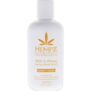 Best Hempz AromaBody Milk and Honey Herbal Body Wash by Hempz for Unisex - 8 oz Body Wash - GlowEssence Care - Embrace the Essence of Radiance with Premium Skincare Solutions