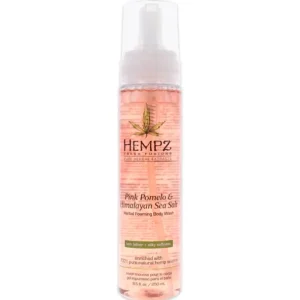 Discount Hempz Fresh Fusions Pink Pomelo and Himalayan Sea Salt Herbal Foaming Body Wash by Hempz for Unisex - 8.5 oz Body Wash - GlowEssence Care - Embrace the Essence of Radiance with Premium Skincare Solutions