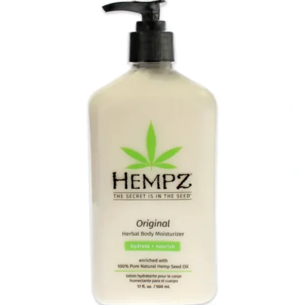 Store Hempz Original Herbal Body Moisturizer by Hempz for Unisex - 17 oz Lotion - GlowEssence Care - Embrace the Essence of Radiance with Premium Skincare Solutions
