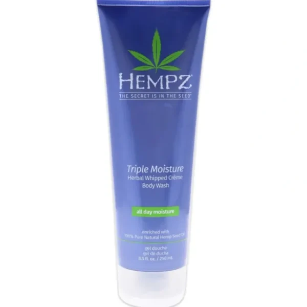 Wash<Hempz Triple Moisture Whipped Creme Body Wash by Hempz for Unisex - 8.5 oz Body Wash - GlowEssence Care - Embrace the Essence of Radiance with Premium Skincare Solutions