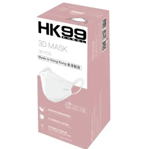 Wash<HK99 HK99 - (Kid Size) 3D Mask (30 pieces) White 180x75mm - GlowEssence Care - Embrace the Essence of Radiance with Premium Skincare Solutions