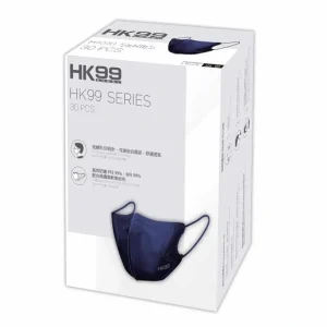 Wash<HK99 HK99 - (Normal Size) 3D Mask (30 pieces) Blue 24 x 12.5 cm - GlowEssence Care - Embrace the Essence of Radiance with Premium Skincare Solutions
