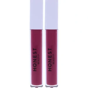 Lip-care<Honest Liquid Lipstick - Fearless by Honest for Women - 0.12 oz Lipstick - Pack of 2 - GlowEssence Care - Embrace the Essence of Radiance with Premium Skincare Solutions