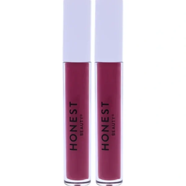 Lip-care<Honest Liquid Lipstick - Fearless by Honest for Women - 0.12 oz Lipstick - Pack of 2 - GlowEssence Care - Embrace the Essence of Radiance with Premium Skincare Solutions