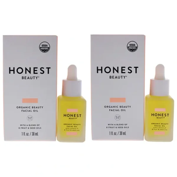 Discount Honest Organic Beauty Facial Oil by Honest for Women - 1 oz Moisturizer - Pack of 2 - GlowEssence Care - Embrace the Essence of Radiance with Premium Skincare Solutions