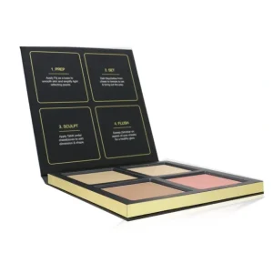 Beauty<Huda Beauty 3D Highlighter Palette (4x Highlighter) - # Golden Sands 30g/1.05oz - GlowEssence Care - Embrace the Essence of Radiance with Premium Skincare Solutions