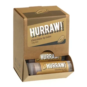 Lip-care<Hurraw! Lip Balm Chocolate 4.3g x 24 Display - GlowEssence Care - Embrace the Essence of Radiance with Premium Skincare Solutions
