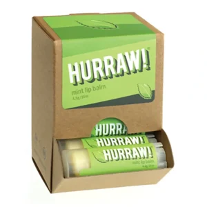 Cheap Hurraw! Lip Balm Mint 4.3g x 24 Display - GlowEssence Care - Embrace the Essence of Radiance with Premium Skincare Solutions