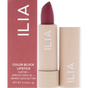 Beauty<ILIA Beauty Color Block High Impact Lipstick - Wild Aster by ILIA Beauty for Women - 0.14 oz Lipstick - GlowEssence Care - Embrace the Essence of Radiance with Premium Skincare Solutions