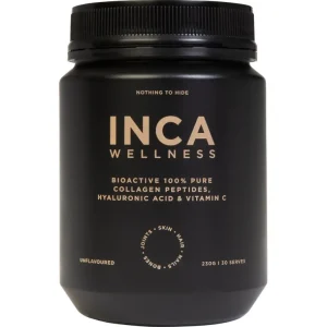 Flash Sale INCA Wellness Bioactive 100% Pure Collagen Peptides + Hyaluronic Acid + Vitamin C 230g - GlowEssence Care - Embrace the Essence of Radiance with Premium Skincare Solutions