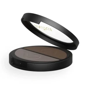 Fashion Inika Organic Pressed Mineral Eye Shadow Duo 3.9g - Choc Coffee - GlowEssence Care - Embrace the Essence of Radiance with Premium Skincare Solutions