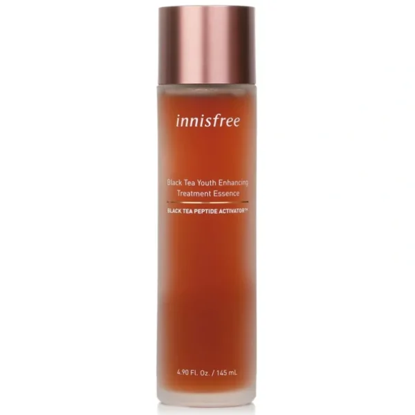 Sale Innisfree Black Tea Youth Enhancing Treatment Essence 145ml/4.9oz - GlowEssence Care - Embrace the Essence of Radiance with Premium Skincare Solutions