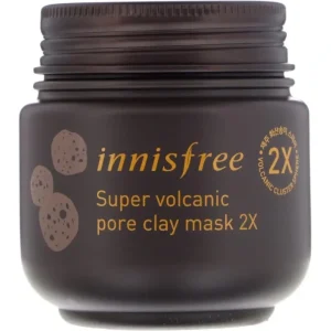 Wash<Innisfree Super Volcanic Pore Clay Mask 2X 100ml - GlowEssence Care - Embrace the Essence of Radiance with Premium Skincare Solutions