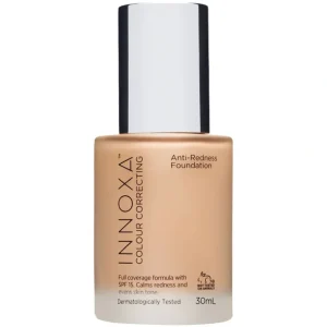 Clearance Innoxa Anti-Redness Foundation 30ml - Nude - GlowEssence Care - Embrace the Essence of Radiance with Premium Skincare Solutions