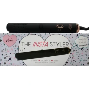 Store Insta Styler Ceramic Hair Curler - Black by Aria Beauty for Women - 1 Pc Curling Iron - GlowEssence Care - Embrace the Essence of Radiance with Premium Skincare Solutions