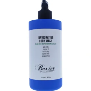 Wash<Invigorating Body Wash - Italian Lime and Pomegranate Essence by Baxter Of California for Men - 16 oz Body Wash - GlowEssence Care - Embrace the Essence of Radiance with Premium Skincare Solutions