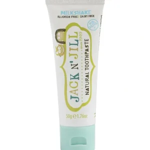 Outlet Jack N' Jill Natural Toothpaste with Calendula (Fluoride Free) Milkshake 50g - GlowEssence Care - Embrace the Essence of Radiance with Premium Skincare Solutions