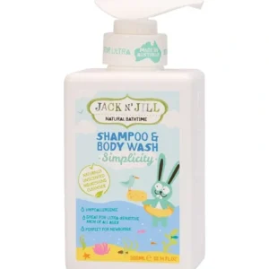 Wash<Jack N' Jill Shampoo & Body Wash Simplicity 300ml - GlowEssence Care - Embrace the Essence of Radiance with Premium Skincare Solutions