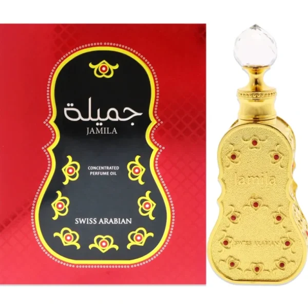 Beauty<Jamila by Swiss Arabian for Women - 0.5 oz Perfume Oil - GlowEssence Care - Embrace the Essence of Radiance with Premium Skincare Solutions