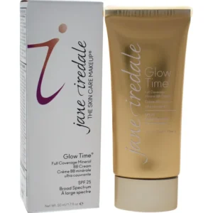 Fashion Jane Iredale Glow Time Full Coverage Mineral BB Cream SPF 25 - BB8 by Jane Iredale for Women - 1.7 oz Makeup - GlowEssence Care - Embrace the Essence of Radiance with Premium Skincare Solutions