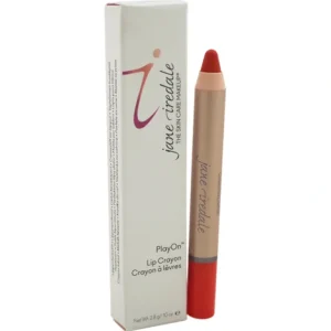 Lip-care<Jane Iredale PlayOn Lip Crayon - Saucy by Jane Iredale for Women - 0.1 oz Lipstick - GlowEssence Care - Embrace the Essence of Radiance with Premium Skincare Solutions