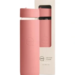 Wash<Joco Reusable Glass Active Flask Terracotta 500ml - GlowEssence Care - Embrace the Essence of Radiance with Premium Skincare Solutions