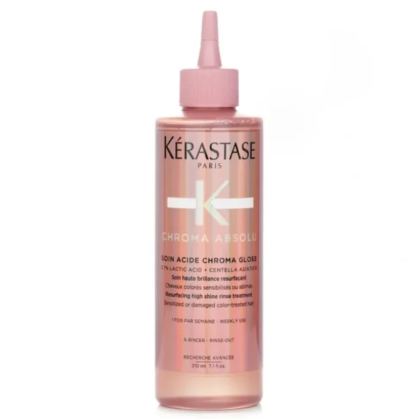 Online Kerastase Chroma Absolu Soin Acide Chroma Gloss Resurfacing High Shine Rinse Treatment 210ml/7.1oz - GlowEssence Care - Embrace the Essence of Radiance with Premium Skincare Solutions