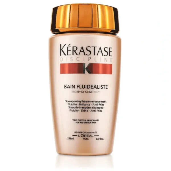 Clearance Kerastase Discipline Bain Fluidealiste Smooth-In-Motion Shampoo (For All Unruly Hair) 250ml/8.5oz - GlowEssence Care - Embrace the Essence of Radiance with Premium Skincare Solutions