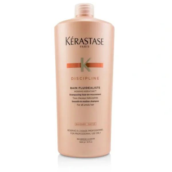 Hot Kerastase Discipline Bain Fluidealiste Smooth-In-Motion Shampoo (For All Unruly Hair) 1000ml/34oz - GlowEssence Care - Embrace the Essence of Radiance with Premium Skincare Solutions