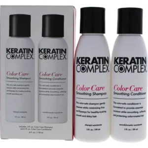 Online Keratin Complex Color Care Kit by Keratin Complex for Unisex - 2 x 3oz Shampoo, Conditioner - GlowEssence Care - Embrace the Essence of Radiance with Premium Skincare Solutions