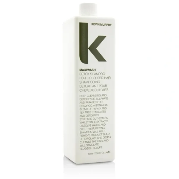 Wash<Kevin.Murphy Maxi.Wash (Detox Shampoo - For Coloured Hair) 1000ml/33.6oz - GlowEssence Care - Embrace the Essence of Radiance with Premium Skincare Solutions