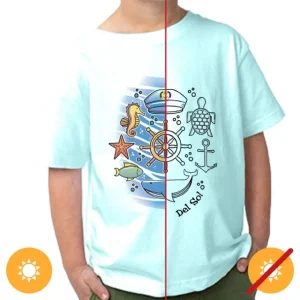 Wash<Kids Crew Tee - Sea Adventure by DelSol for Kids - 1 Pc T-Shirt (2T) - GlowEssence Care - Embrace the Essence of Radiance with Premium Skincare Solutions
