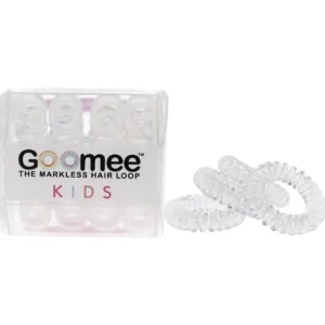 Online Kids The Markless Hair Loop Set - Glass Slipper by Goomee for Kids - 4 Pc Hair Tie - GlowEssence Care - Embrace the Essence of Radiance with Premium Skincare Solutions
