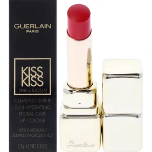Lip-care<Kiss Kiss Shine Bloom Lipstick - 319 Peach Kiss by Guerlain for Women - 0.11 oz Lipstick - GlowEssence Care - Embrace the Essence of Radiance with Premium Skincare Solutions