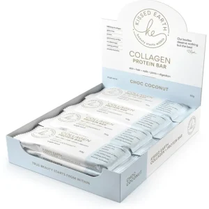 Hot Kissed Earth Collagen Bar Choc Coconut 12 X 50g - GlowEssence Care - Embrace the Essence of Radiance with Premium Skincare Solutions