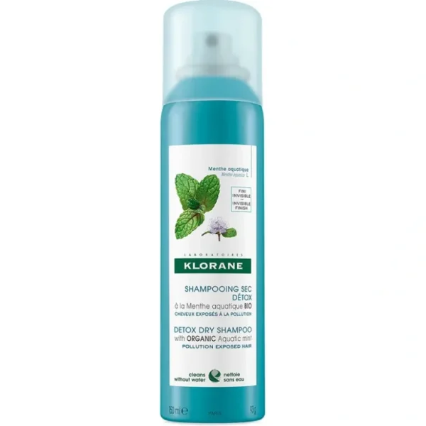 Wash*Klorane Aquatic Mint Dry Shampoo 150ml - GlowEssence Care - Embrace the Essence of Radiance with Premium Skincare Solutions