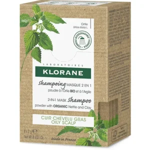 Wash<Klorane Organic Nettle And Clay Mask Powder Oily Scalp Treatment 8x3g - GlowEssence Care - Embrace the Essence of Radiance with Premium Skincare Solutions