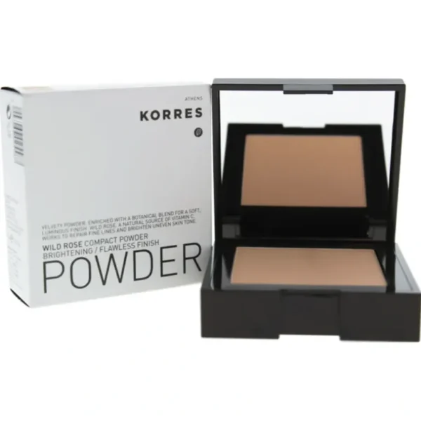 Complexion-care<Korres Wild Rose Compact Powder - WRP2 by Korres for Women - 0.35 oz Powder - GlowEssence Care - Embrace the Essence of Radiance with Premium Skincare Solutions