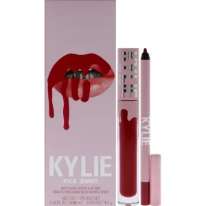Clearance Kylie Cosmetics Matte Lip Kit - 402 Mary Jo K by Kylie Cosmetics for Women - 2 Pc 0.10oz Matte Liquid Lipstick, 0.039oz Lip Liner - GlowEssence Care - Embrace the Essence of Radiance with Premium Skincare Solutions