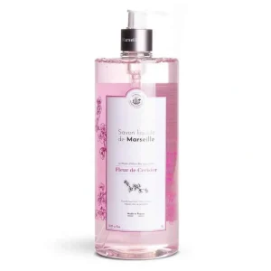 Shop La Maison du Savon de Marseille MARSEILLE LIQUID SOAP 1L - CHERRY BLOSSOM Fixed Size - GlowEssence Care - Embrace the Essence of Radiance with Premium Skincare Solutions